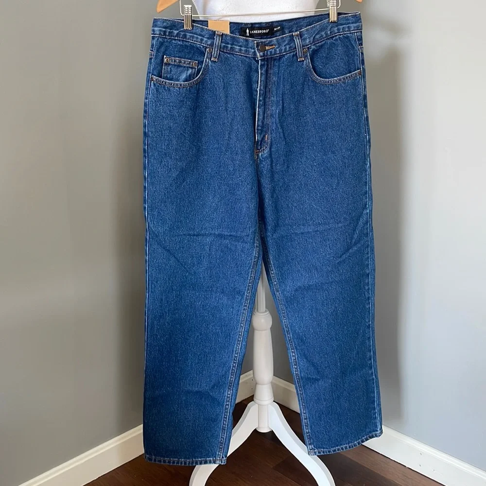LANESBORO MENS JEANS RELAXED FITS STONEWASHED | Size - Picture 1 of 10
